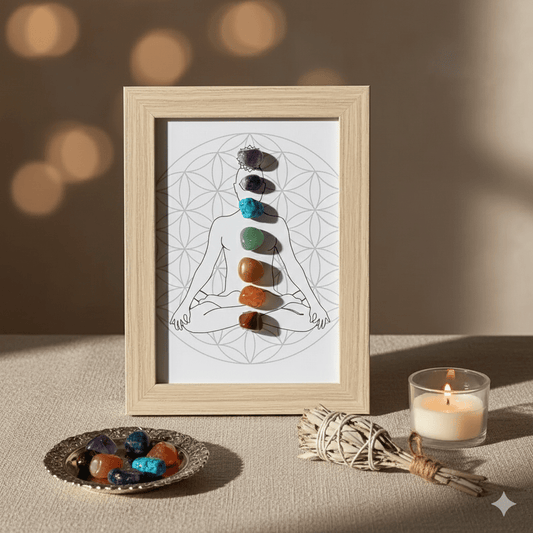 Seven Chakras Crystal Frame — Align. Balance. Activate. - Niamor