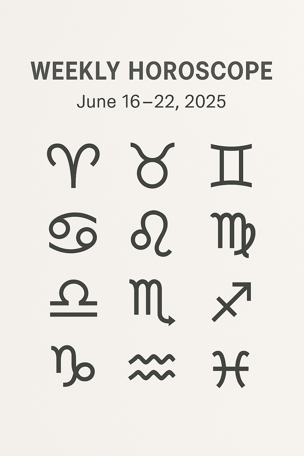 Your Star Map for the Week Ahead: June 16–22 Insights