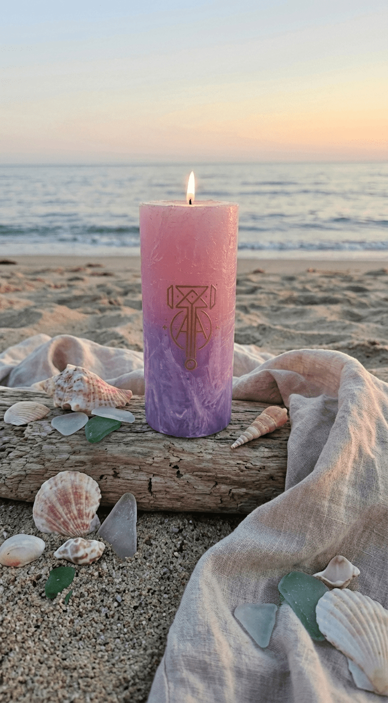 Love Ritual Candle shown as an intention-led Niamor product