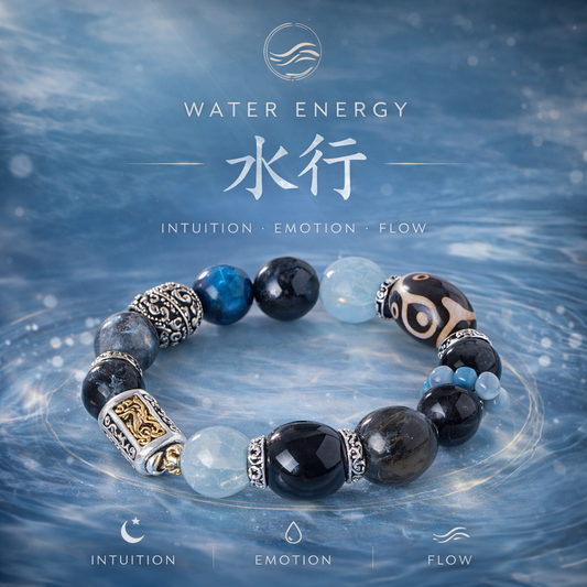 Water Element Bracelet — Wisdom. Intuition. Depth.