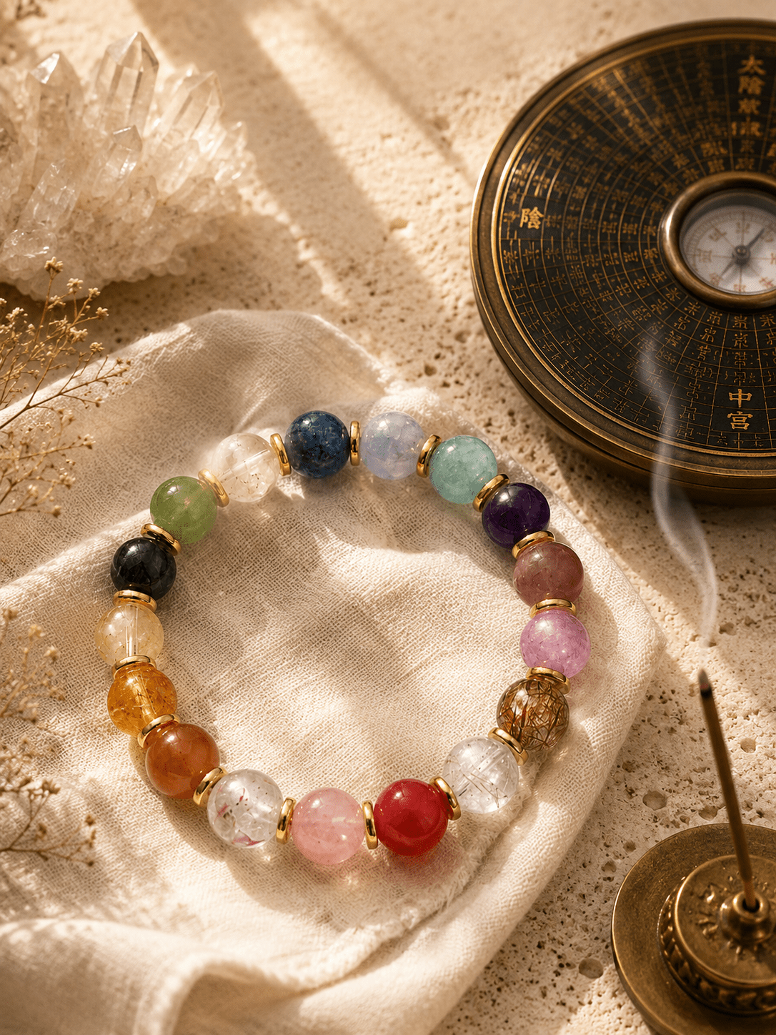 Hand-assembled bespoke crystal jewellery by Nia