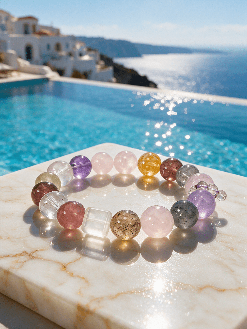 Serenity Crystal Bracelet — Calm. Ease. Peace. - Niamor