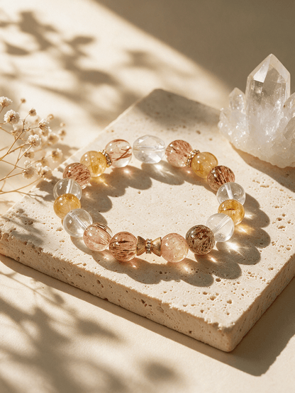 Sunlit Abundance Crystal Bracelet — Prosperity. Confidence. Warmth. - Niamor