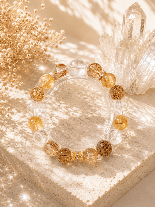 Sunlit Abundance Crystal Bracelet — Prosperity. Confidence. Warmth. - Niamor